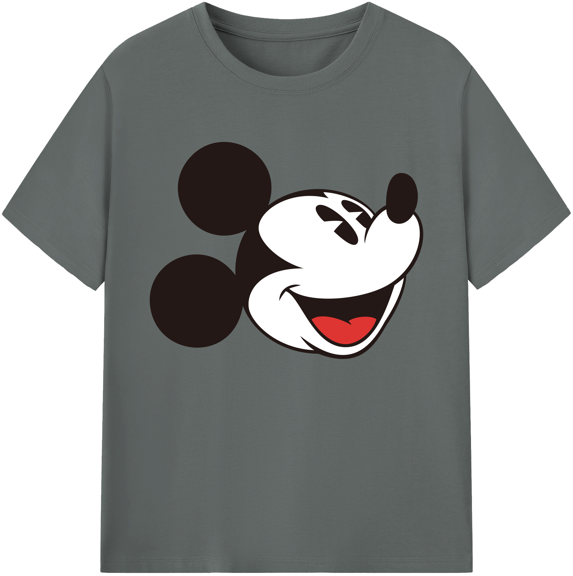 ミッキーマウス Mickey Mouse 綿100％ メンズ半袖Tシャツ｜肌触りやわらか＆通気性